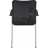 Weston Mesh Stackable Visitor Chair, Blue
