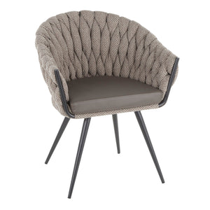 Trenza Series Braided Fabric Visitor Chair
