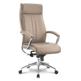 Pres High-Back Executive Black Leather Chair