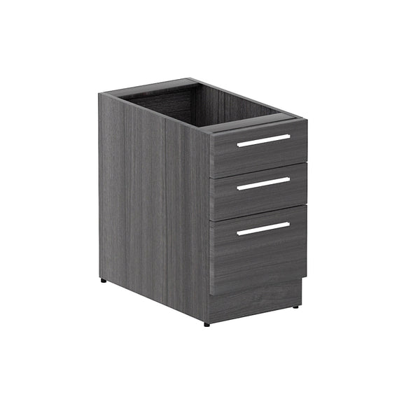 Pre-Owned Deluxe Box Box File Pedestal, Gray