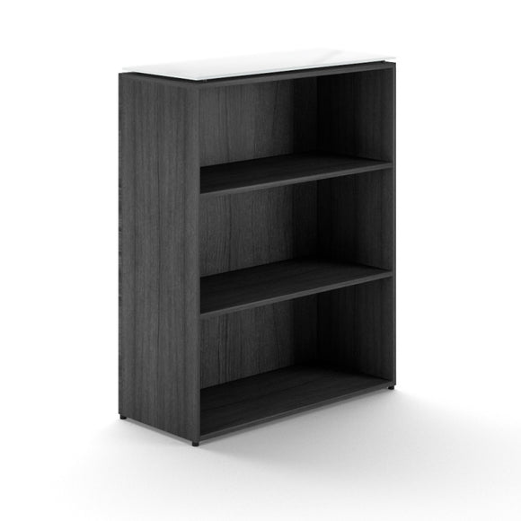 Chiarezza 41”H Bookcase with Glass Top