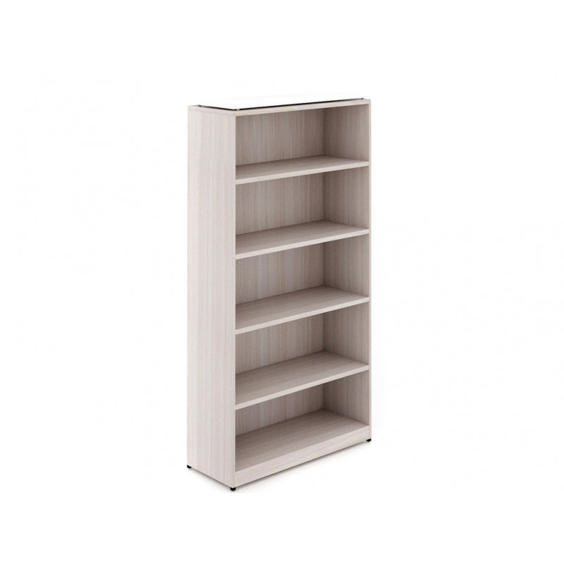 Chiarezza 71”H Bookcase with Glass Top