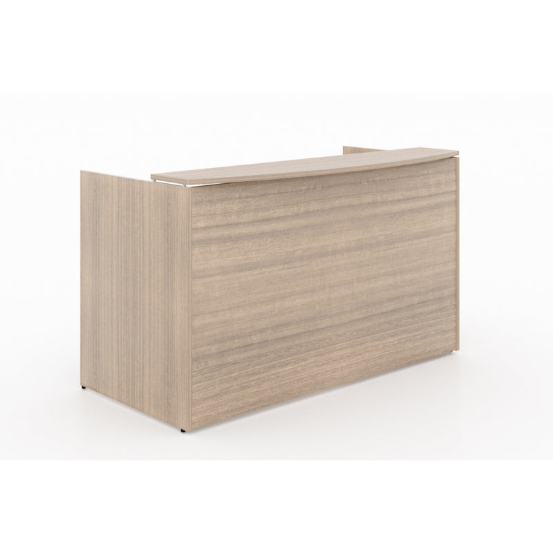 Chiarezza Reception Desk with Laminate Transaction Counter