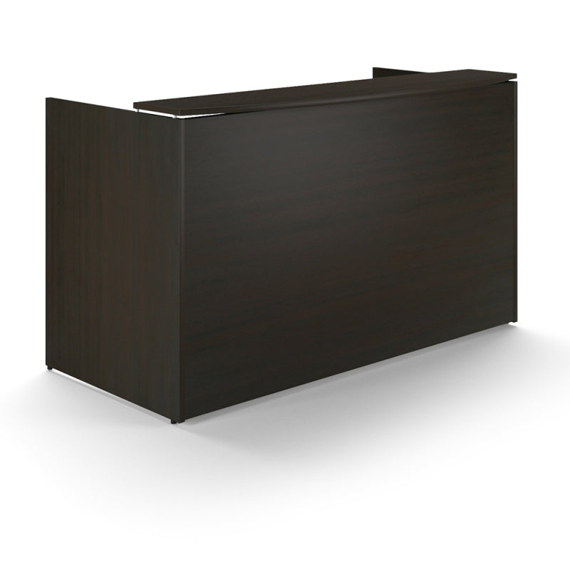 Chiarezza Reception Desk with Laminate Transaction Counter