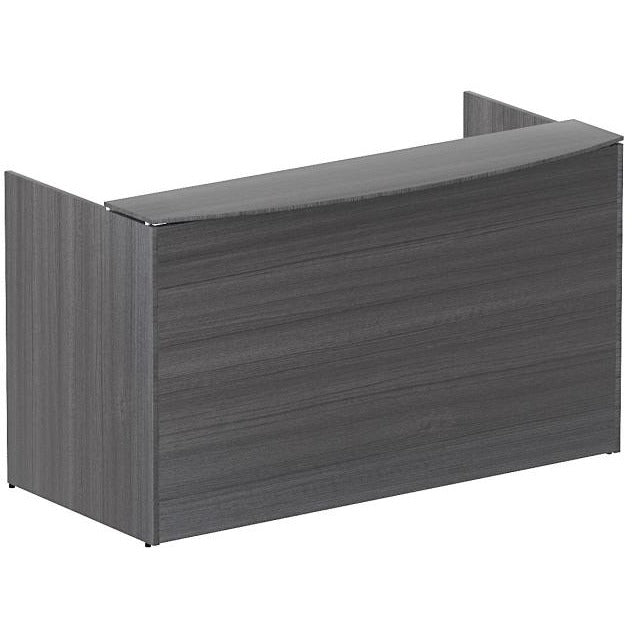 Chiarezza Reception Desk with Laminate Transaction Counter