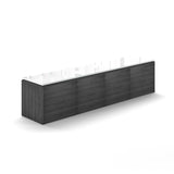 Chiarezza Wall Mounted Hutch with Laminate Doors