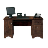 Realspace Outlet Dawson 60"W Computer Desk, Cinnamon Cherry