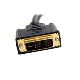 1 ft DVI-I Analog to 2x VGA Video Splitter Cable - M/F