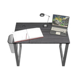 Buro48 Modern Home Office Desk with Integrated Power Module, 48"W x 24"D x 30"H
