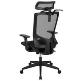Kerze Ergonomic Mesh Managerial Task Chair, Black