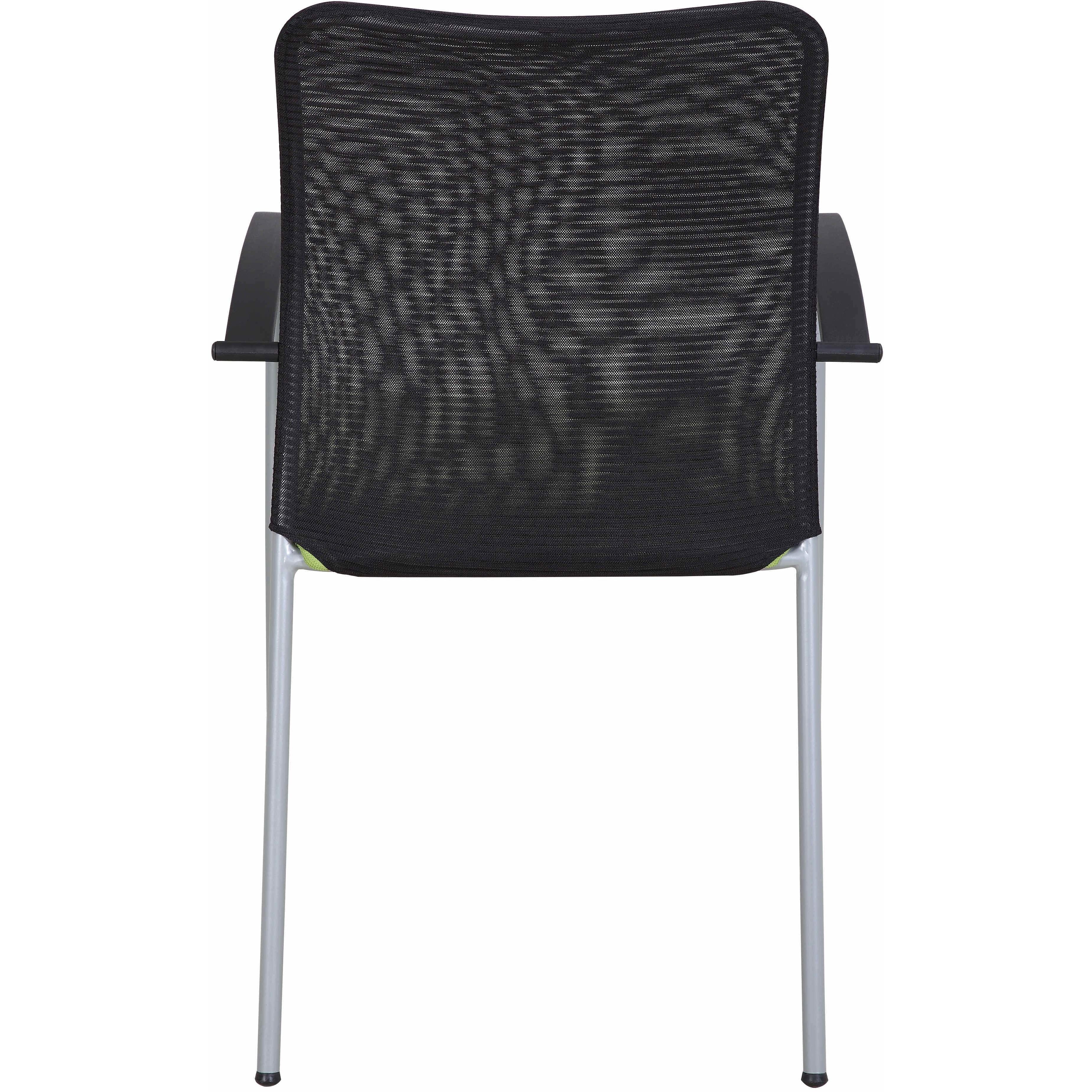 Weston Mesh Stackable Visitor Chair, Green