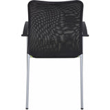 Weston Mesh Stackable Visitor Chair, Green