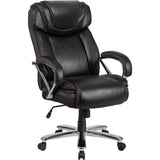 Samson Series Big & Tall 500 lb. Rated Black LeatherSoft Executive Swivel Ergonomic Office Chair