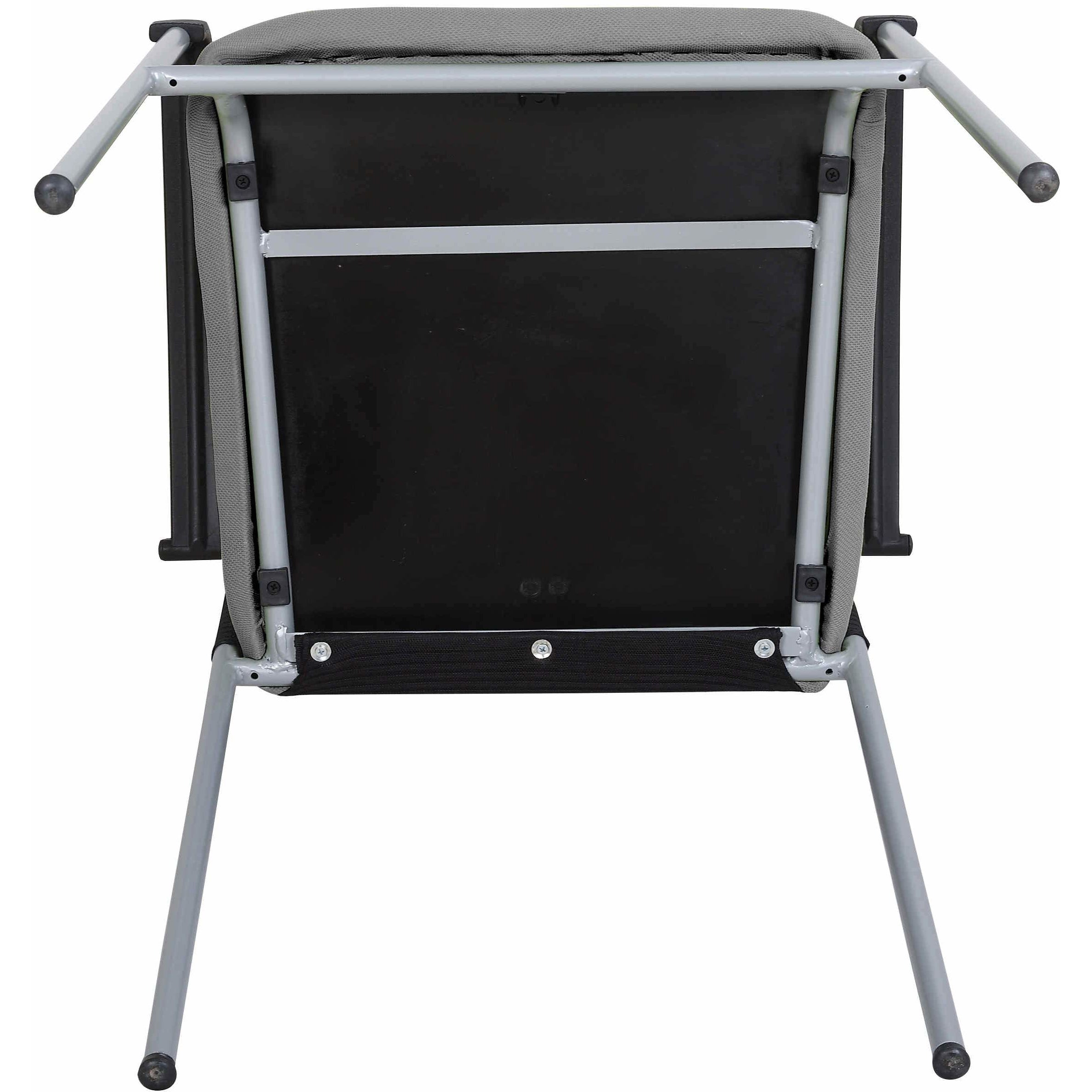 Weston Mesh Stackable Visitor Chair, Gray