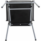 Weston Mesh Stackable Visitor Chair, Gray