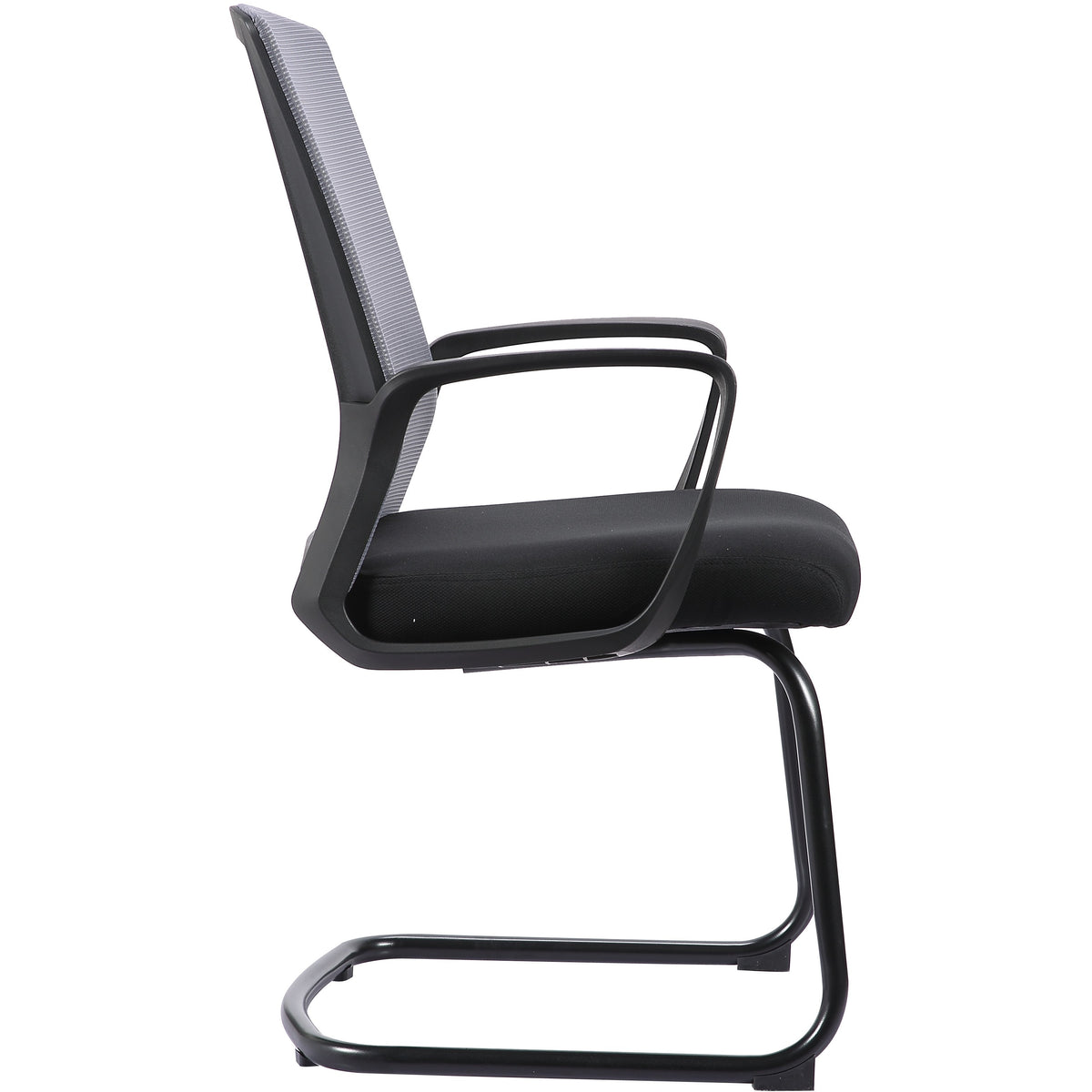 Haley II Ergonomic Mesh Visitor Sled Based Chair, Estate Gray – Office ...