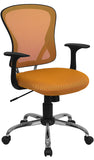 Mid-Back Mesh Swivel Task Office Chair with Chrome Base