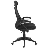 Adagio Series High Back Mesh Executive Swivel Office Chair with Flip-Up Arms