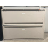 Pre-Owned 36" Wide 2 Drawer File Cabinet, Putty