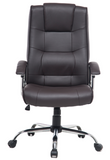 Karlin High-Back Bonded Leather Chair, Espresso