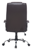 Karlin High-Back Bonded Leather Chair, Espresso
