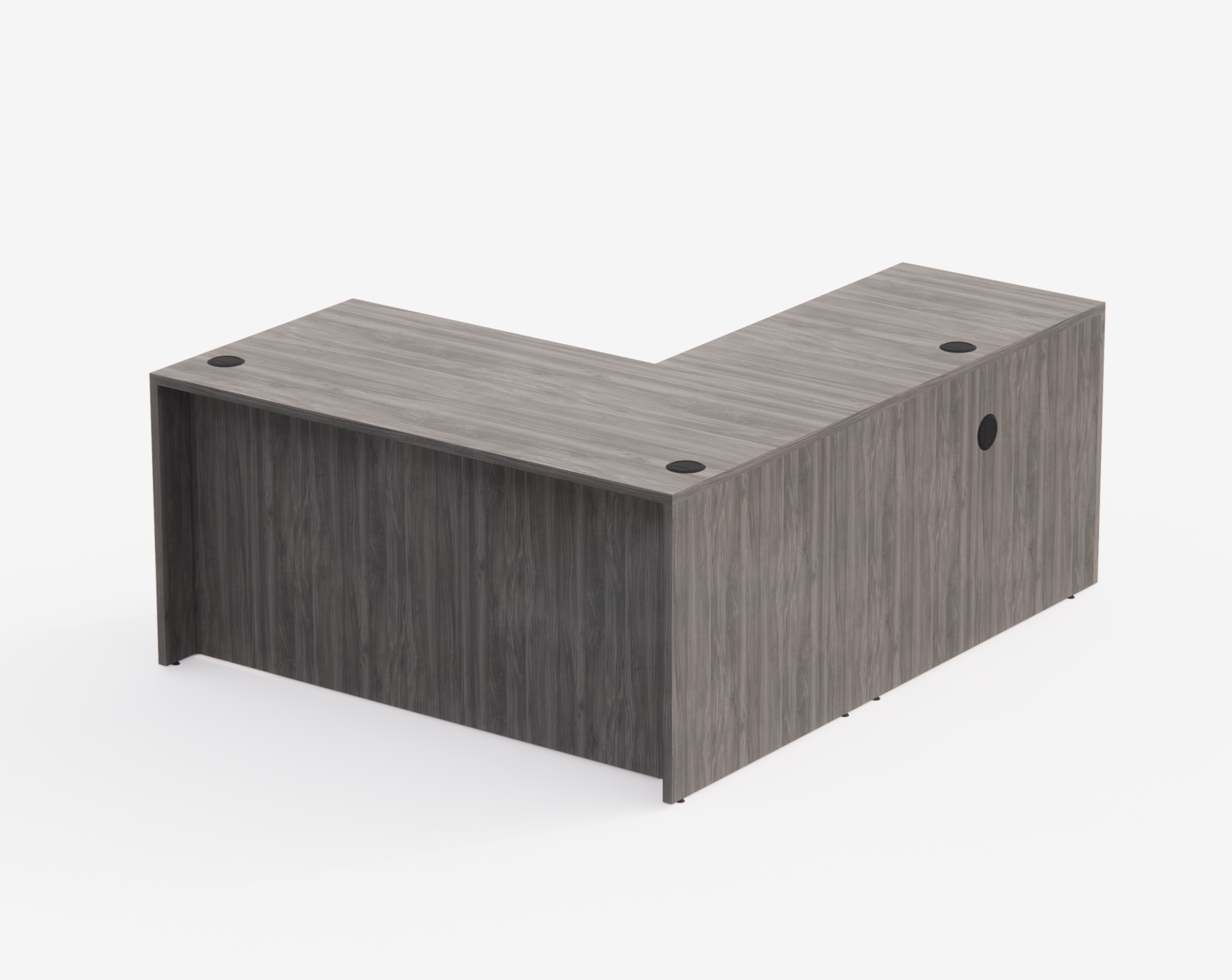 Sheridan Gen2 Manager L-Shaped Desk with Locking Hanging Box/File Pedestal Drawers, 60