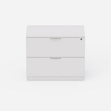Sheridan Two-Drawer 36"W Locking Lateral File Cabinet, White