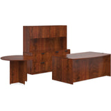 Preva Suite with Desk, Hutch, and Round Meeting Table