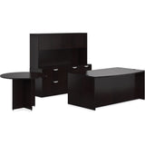 Preva Suite with Desk, Hutch, and Round Meeting Table