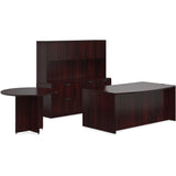 Preva Suite with Desk, Hutch, and Round Meeting Table