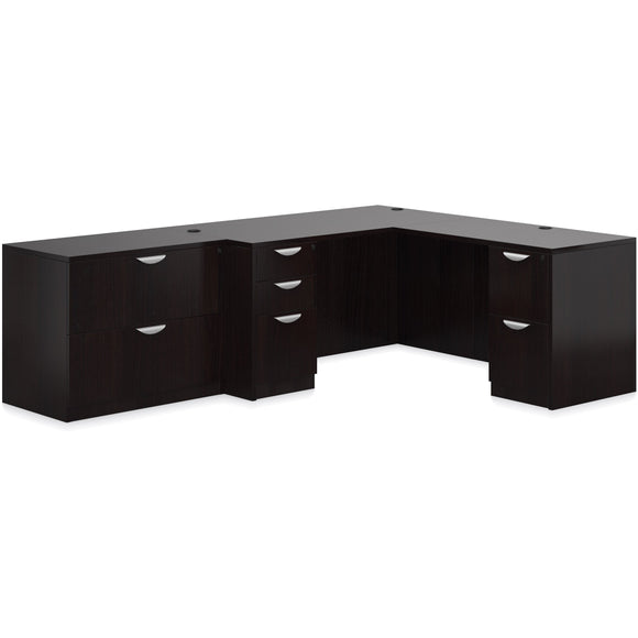 Preva L-Shaped Desk with Lateral File Drawer