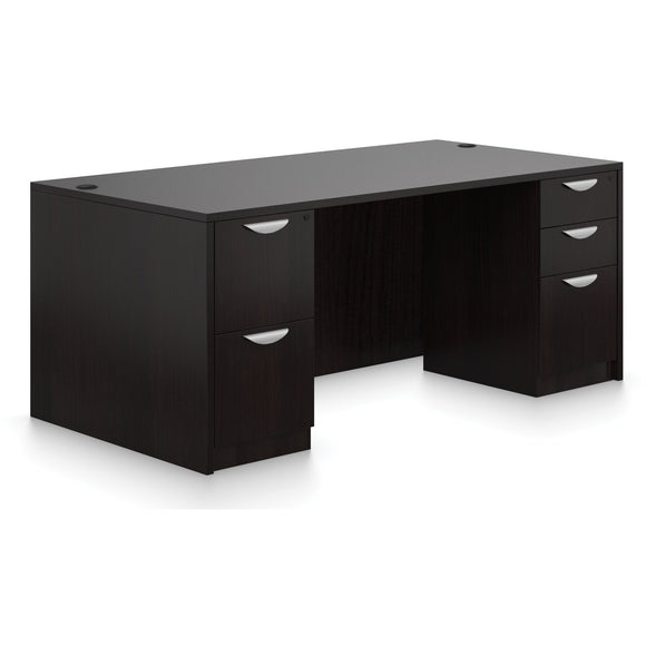 Preva Desk with Double Pedestals