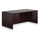 Preva Desk with Double Box/File Pedestals