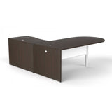 Chiarezza L-Shaped Desk with Bullet End
