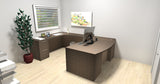 Chiarezza Double Pedestal U-Shaped Desk