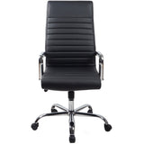 RealBiz Gen2 Modern Comfort Series High-Back LeatherPro Chair, Jet Black