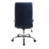 RealBiz Gen2 Modern Comfort Series High-Back LeatherPro Chair, Midnight Blue