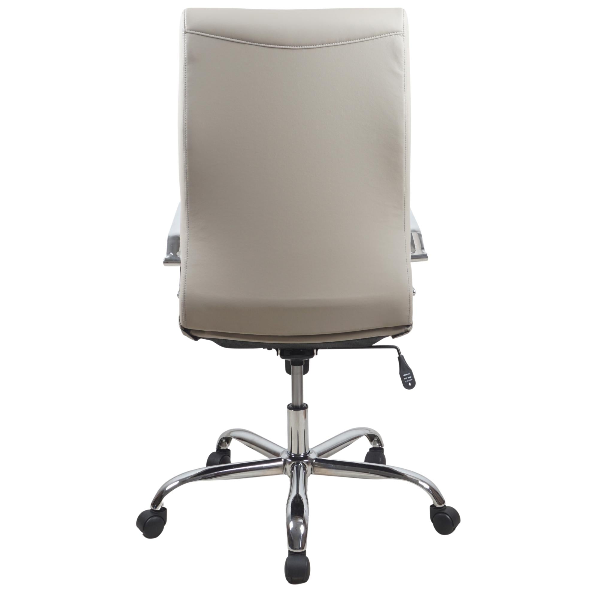 RealBiz Gen3 Modern Comfort Series High-Back LeatherPro Chair, Taupe