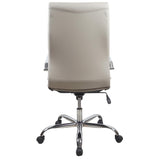 RealBiz Gen3 Modern Comfort Series High-Back LeatherPro Chair, Taupe