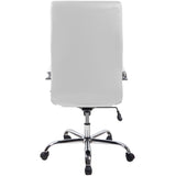 RealBiz Gen3 Modern Comfort Series High-Back LeatherPro Chair, Pure White