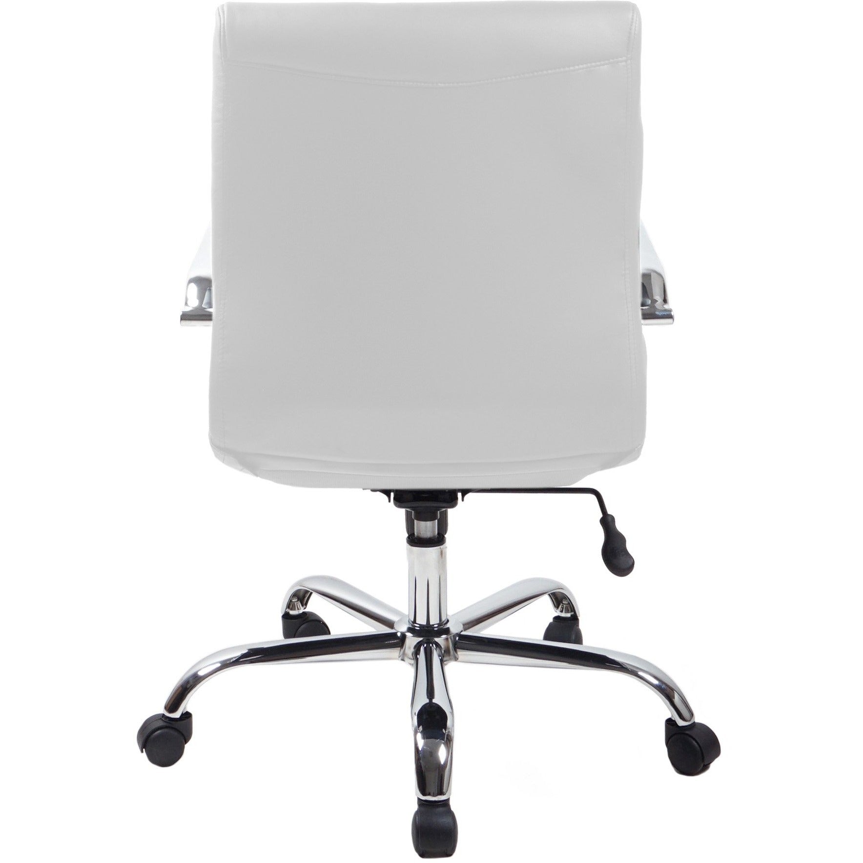 RealBiz Gen3 Modern Comfort Series Mid-Back LeatherPro Chair, Pure White