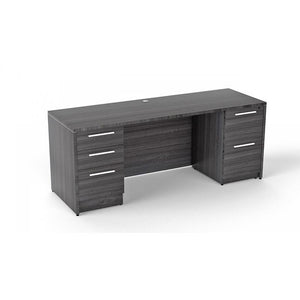 Chiarezza Double Pedestal Straight Desk