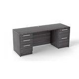 Chiarezza Double Pedestal Straight Desk