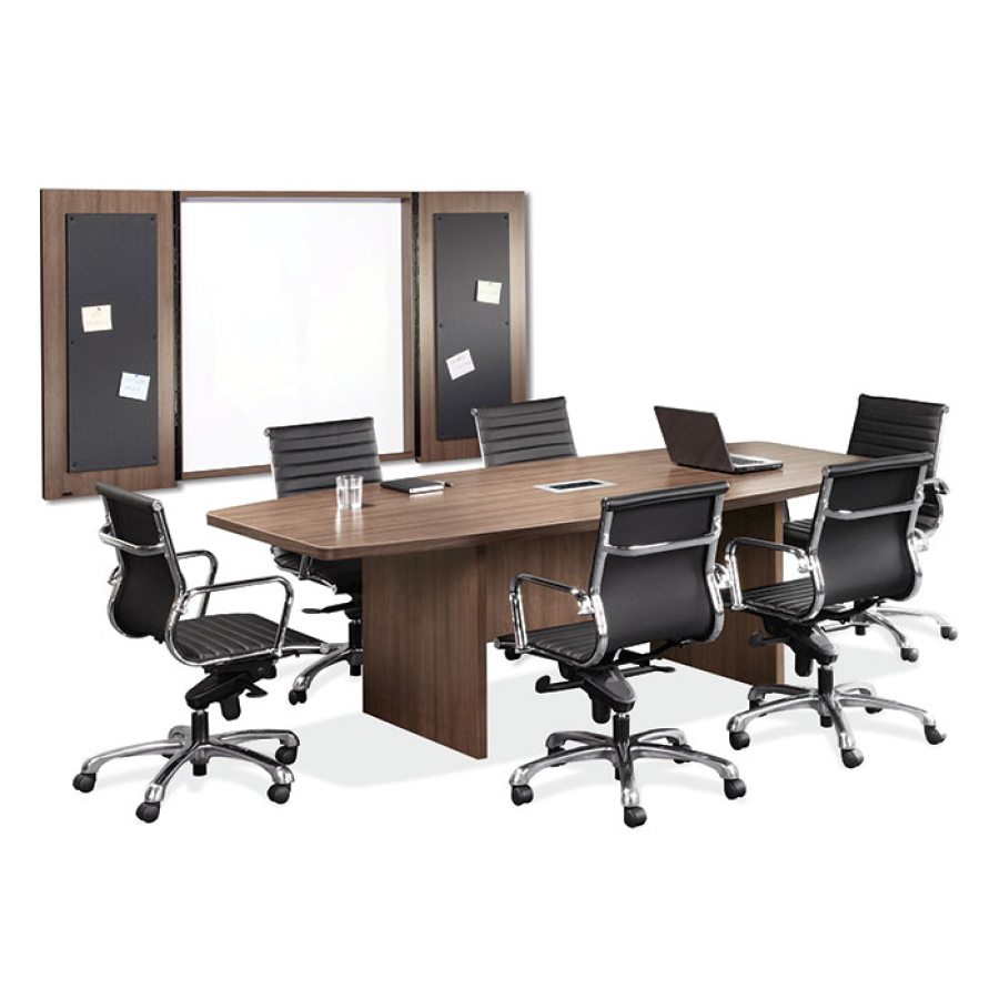Empresario Boat Shaped Laminate Conference Table