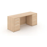 Chiarezza Double Pedestal Straight Desk
