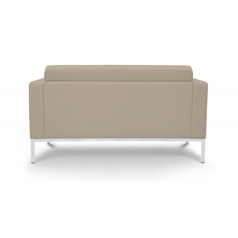 Chiarezza Luxe Love Seat, Bonded Leather
