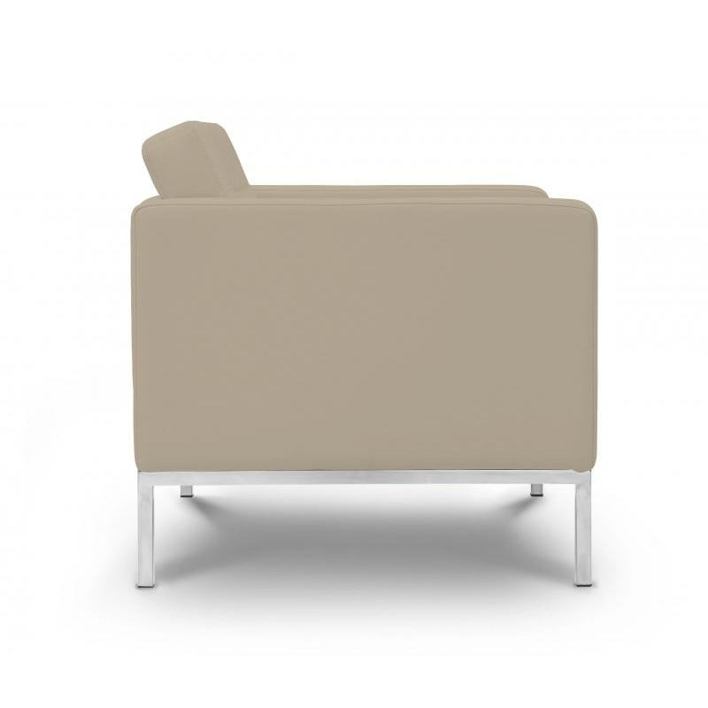 Chiarezza Luxe Love Seat, Bonded Leather