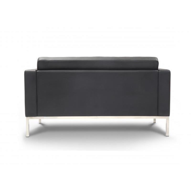 Chiarezza Luxe Love Seat, Bonded Leather