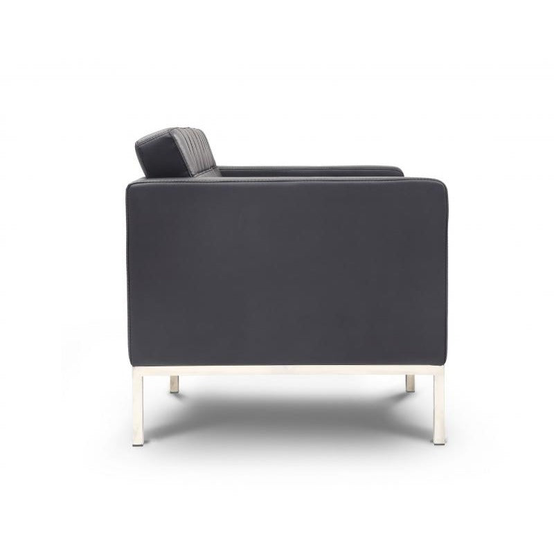 Chiarezza Luxe Love Seat, Bonded Leather