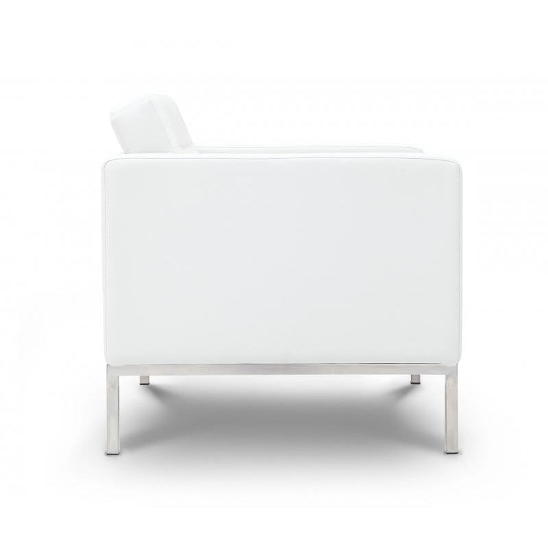 Chiarezza Luxe Love Seat, Bonded Leather